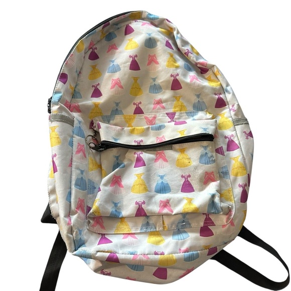 Disney Princess Patterned Backpack - Pink, Yellow, Blue - Picture 1 of 6
